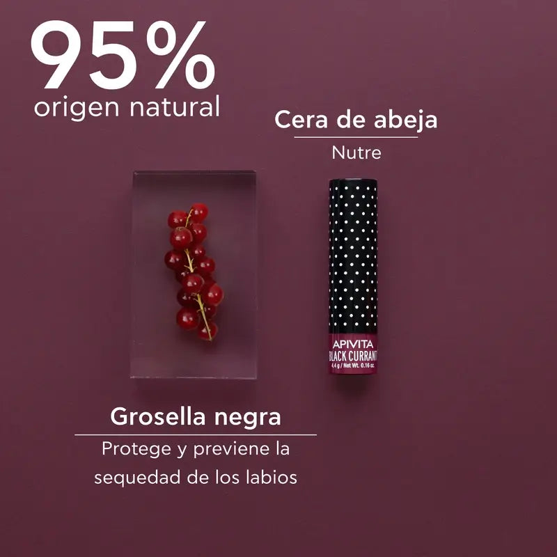 APIVITA Balsamo labbra colorato al ribes nero 4,4 g