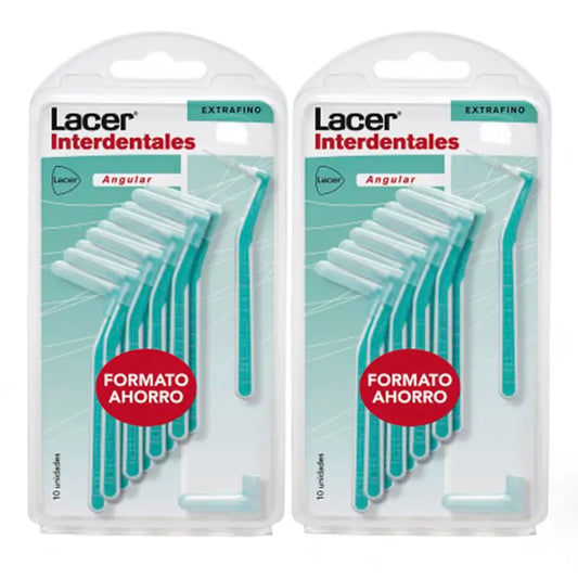 Lacer Duplo Spazzolino interdentale angolare extrafine2 x 10 unità