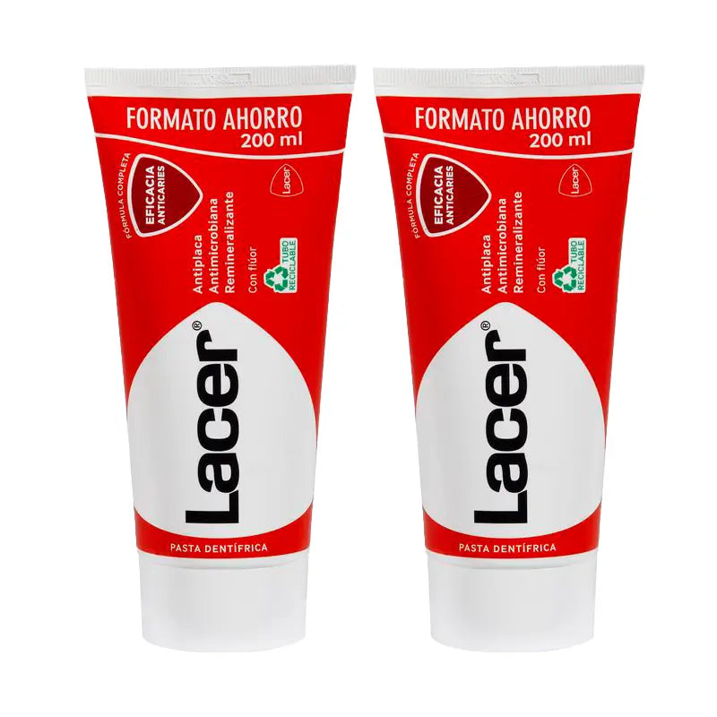 Lacer Duplo Dentifricio 200 Ml