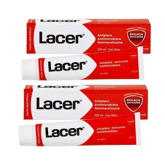 Lacer Duplo Dentifricio Anti-Cavità con Fluoro 125 Ml