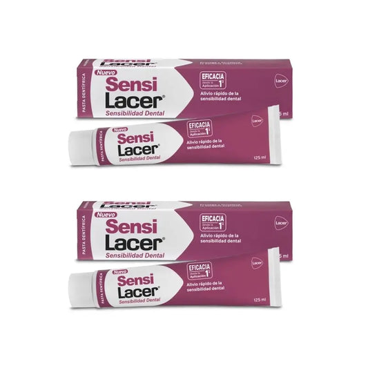 Lacer Duplo Sensilacer Dentifricio, 2 x 125 Ml