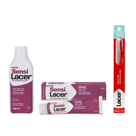 Lacer Sensilacer Denti Sensibili Pack (collutorio + dentifricio + spazzolino)