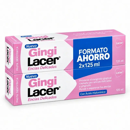 Lacer Gingilacer Dentifricio Duplo, 125 ml