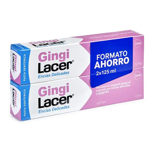 Lacer Gingilacer Dentifricio Duplo, 125 ml