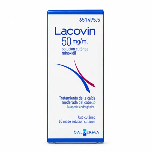 Lacovin 50 mg/ ml Minoxidil soluzione cutanea 60 ml