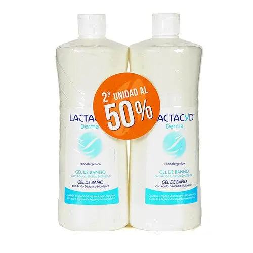 Lactacyd Derma Duplo Hypoallergenic Bath Gel 2 pieces