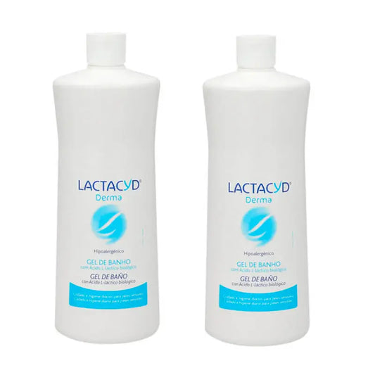 Lactacyd Derma Duplo Gel da bagno ipoallergenico 2 x 1 L