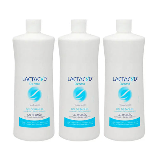 Lactacyd Derma Triplo Gel da bagno ipoallergenico 3 x 1 L