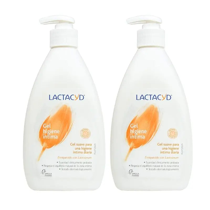 Lactacyd Duplo Gel per l'igiene intima Uso quotidiano 2 x 400 ml