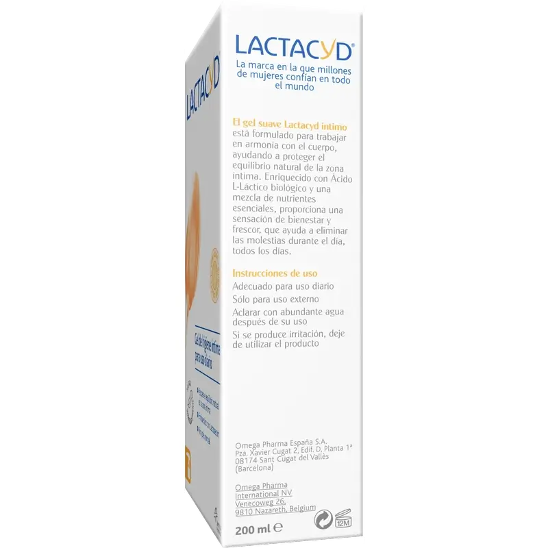 Lactacyd Gel per l'igiene intima Uso quotidiano 200 ml