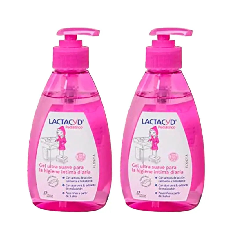 Lactacyd Duplo pediatrico Ultra Delicato Gel per l'igiene intima quotidiana 2 x 200 ml