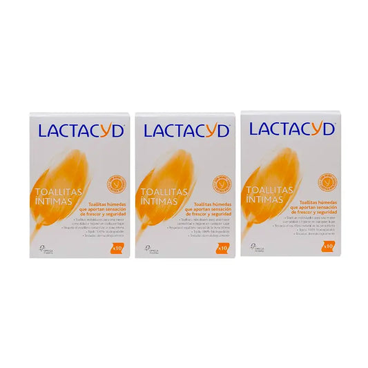 Lactacyd Triplo Salviette igieniche individuali 3 x 10 pezzi