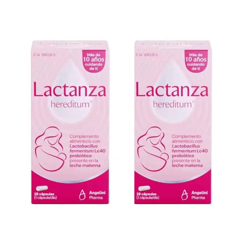 Lactanza Hereditum, confezione da 2 x 28 capsule
