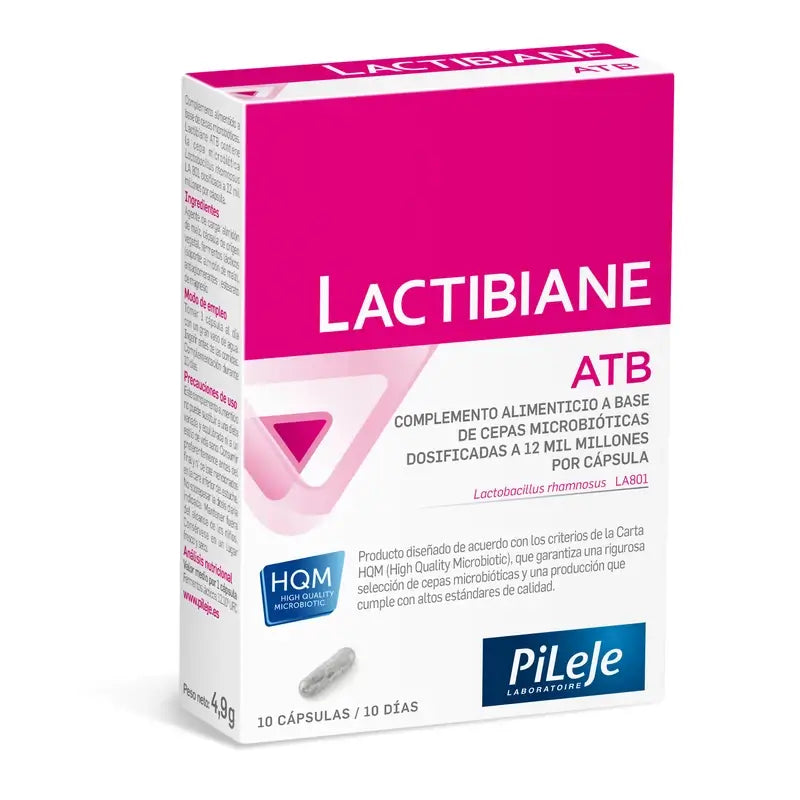 Lactibiane Atb Complemento Antibiotico 10 Cap.