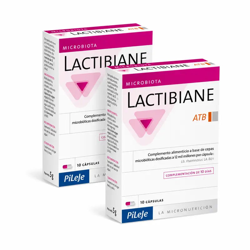 Lactibiane Atb - Integratore antibiotico - Confezione da 2 x 10 capsule