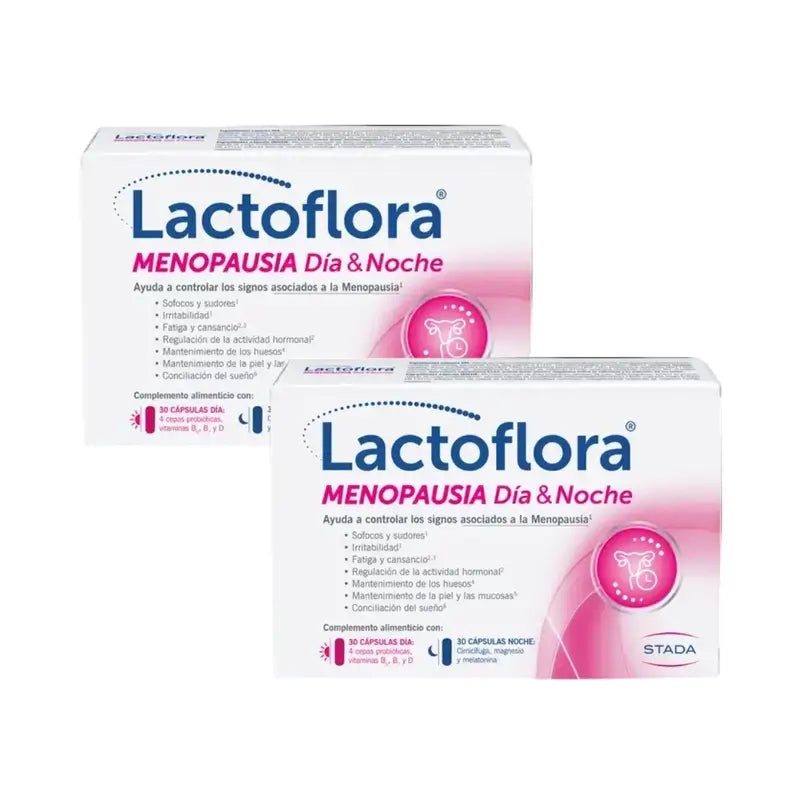 Lactoflora Menopausa Giorno e Notte, 2X60 Capsule