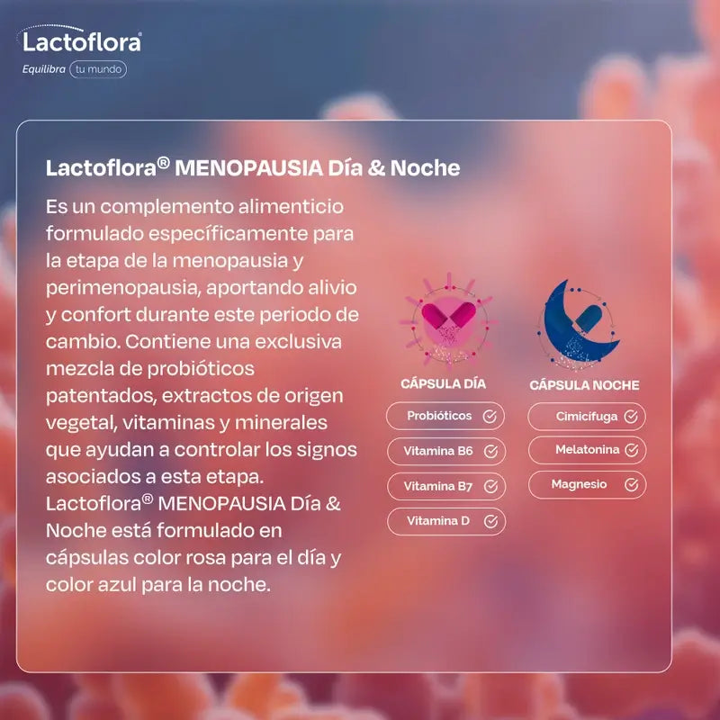 Lactoflora Menopausa Giorno e Notte , 60 capsule