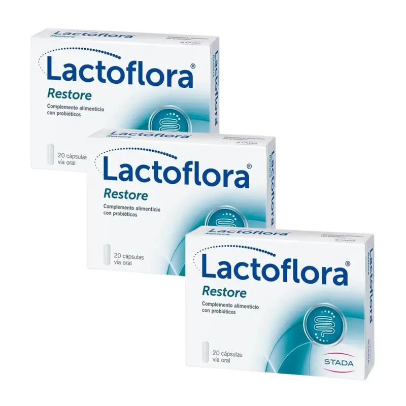 Lactoflora Restore Confezione da 3 x 20 capsule
