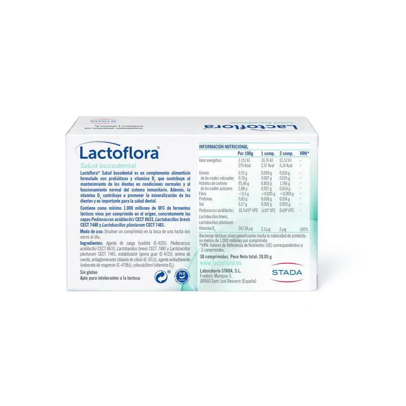 Lactoflora Bucodental Menta 30 Compresse