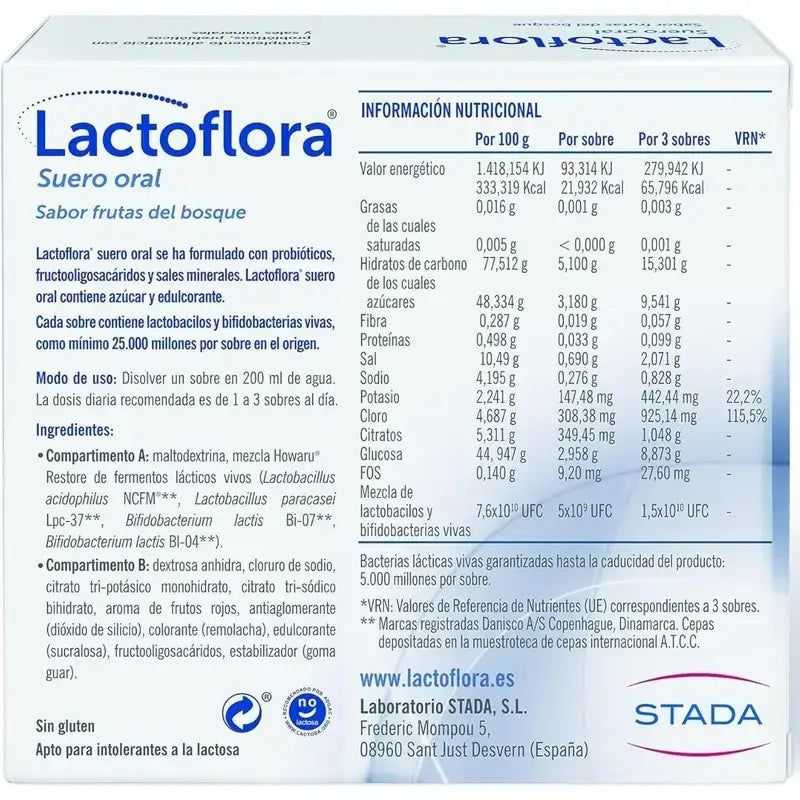 Siero orale Lactoflora, buste 2X6
