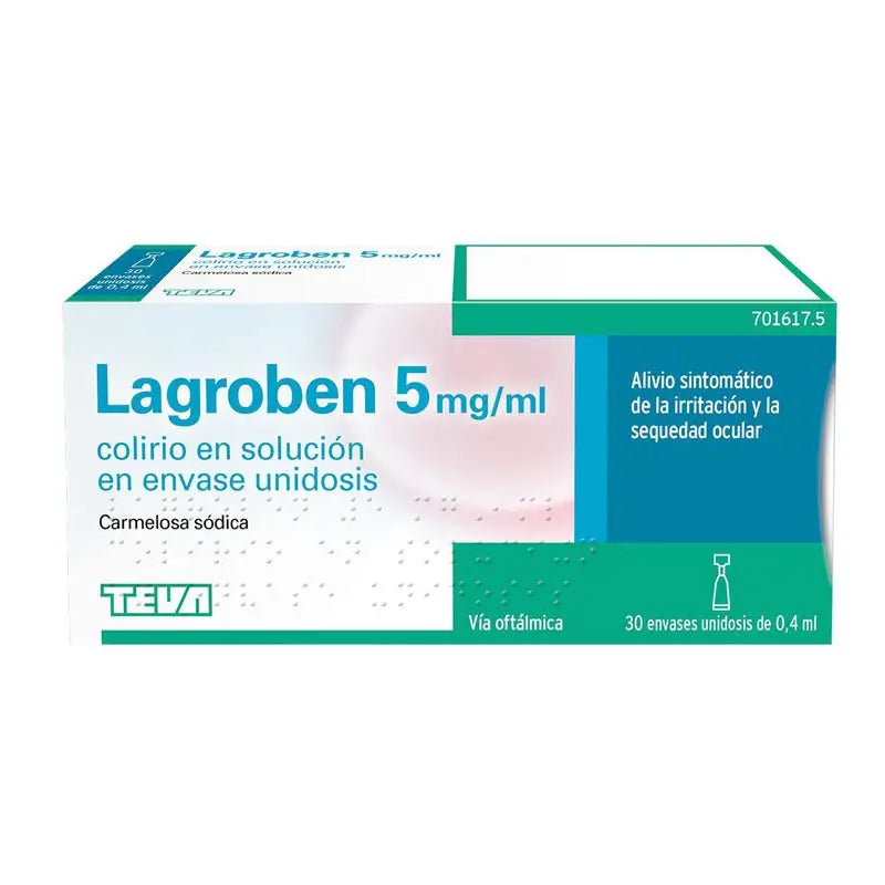 Lagroben 5 Mg/ ml Gocce oculari 30 Dose singola x 0,4 ml