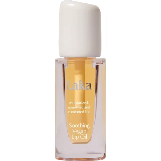Laka Olio labbra vegano lenitivo: giallo nutriente, 4,5 ml
