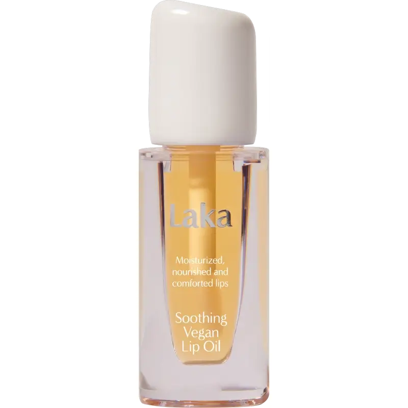 Laka Olio labbra vegano lenitivo: giallo nutriente, 4,5 ml