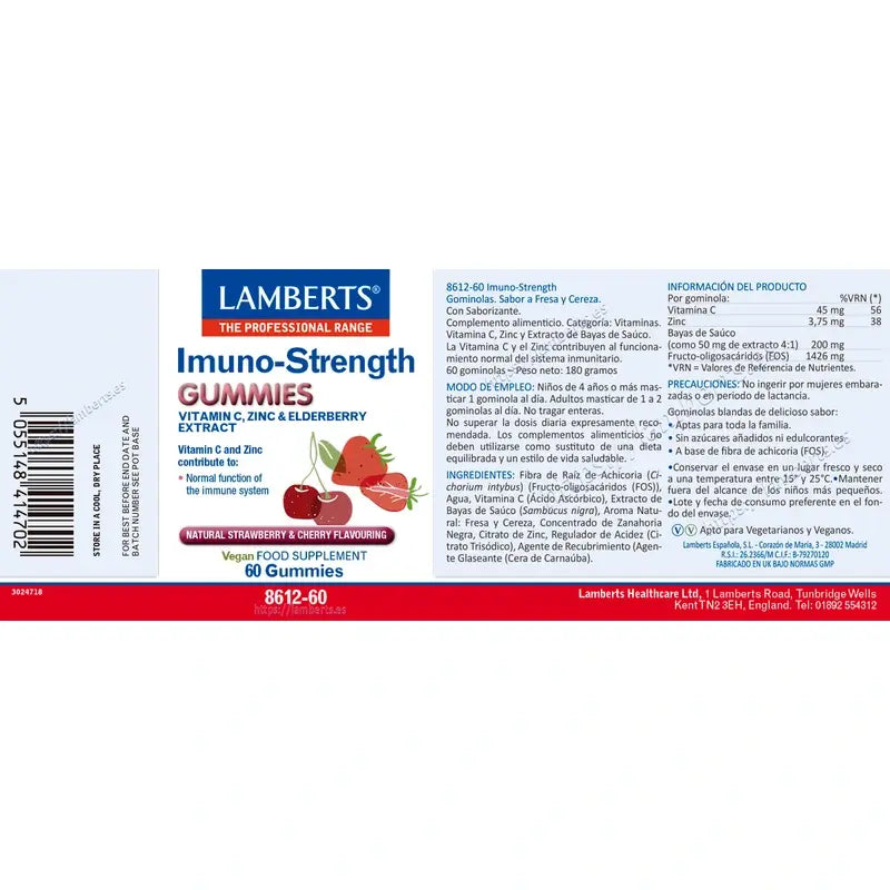 Lamberts Inmuno-Strenght , 60 gommine