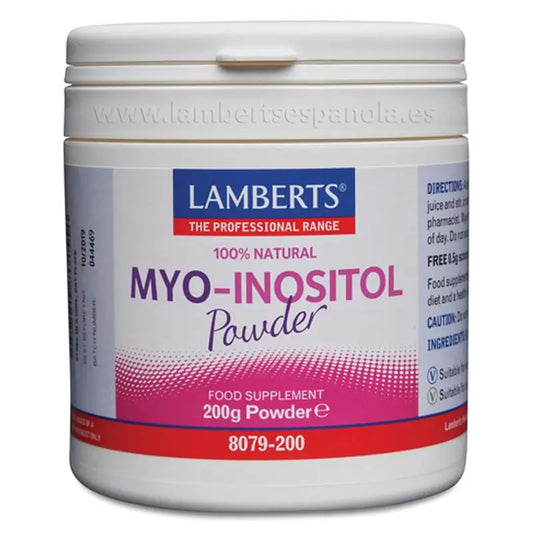 Lamberts Myo Inositol Powder 100% Natural, 200 grams