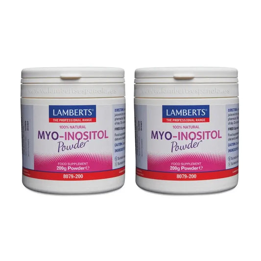 Lamberts Myo Inositol Polvere 100% Naturale , 2X200 Gr