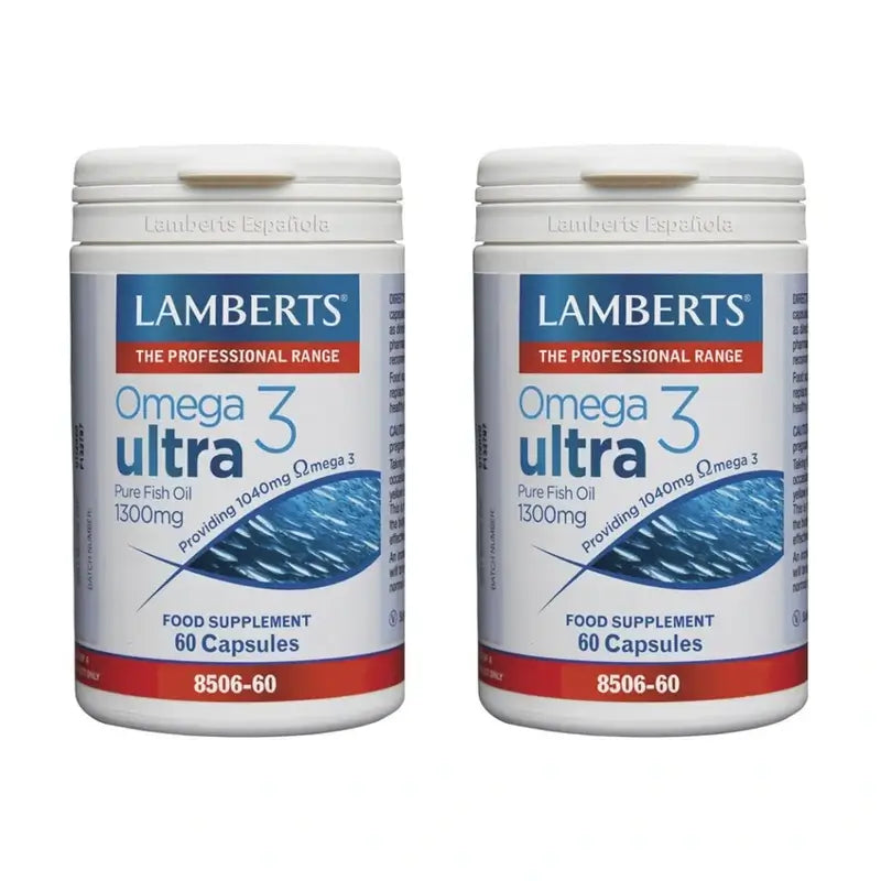 Lamberts Omega 3 Ultra Pure Fish Oil, 2X60 Capsule