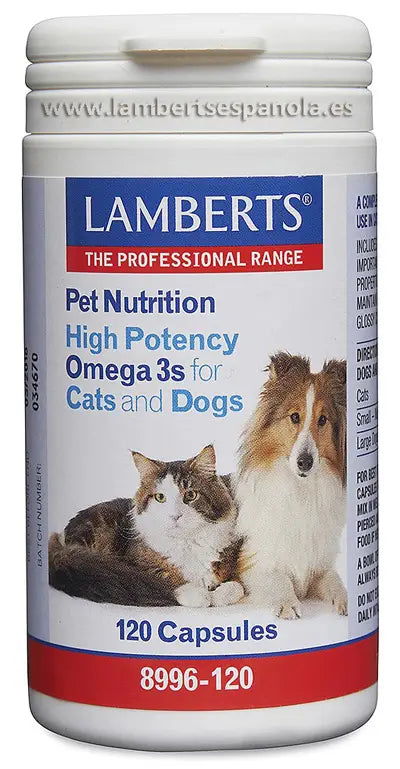 Lamberts Pet Nutrition (Omega 3) Cane Gatto 120 Capsule