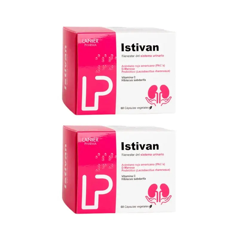 Lanier Pharma Istivan Integratore alimentare , 2X60 Capsule vegetali