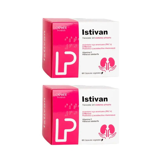 Lanier Pharma Istivan Integratore alimentare , 2X60 Capsule vegetali