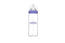 Lansinoh Bottiglia per latte materno in vetro con capezzolo Naturalwave , 240 ml