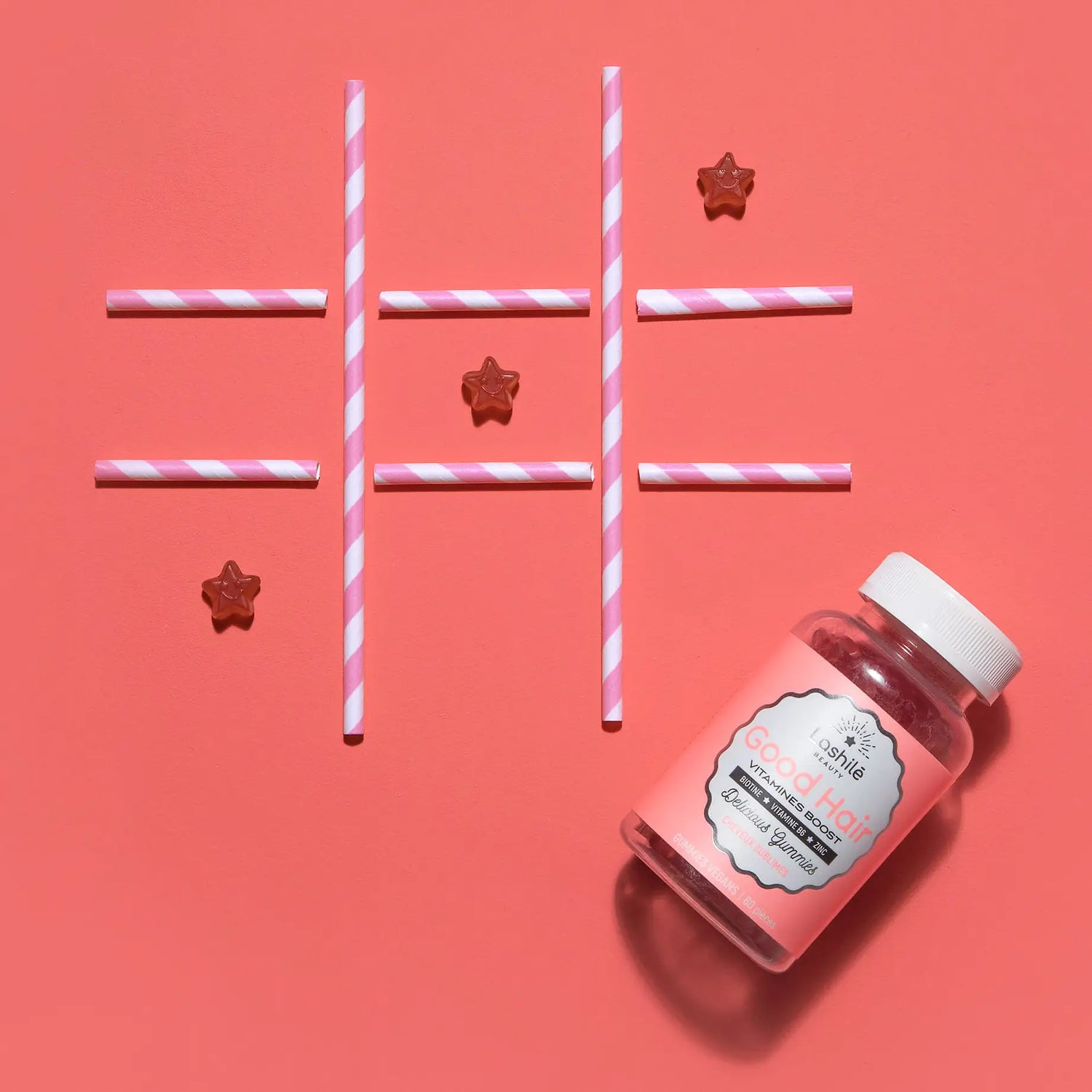 Lashilé Beauty Good Hair Gummies , 60 unità