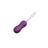 Uovo vibrante Latetobed con telecomando Wave Motion Usb Silicone Viola