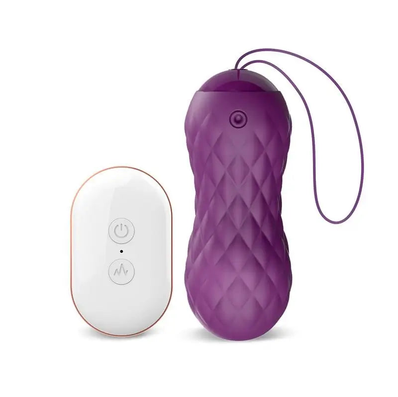 Uovo vibrante Latetobed con telecomando Wave Motion Usb Silicone Viola