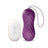 Uovo vibrante Latetobed con telecomando Wave Motion Usb Silicone Viola