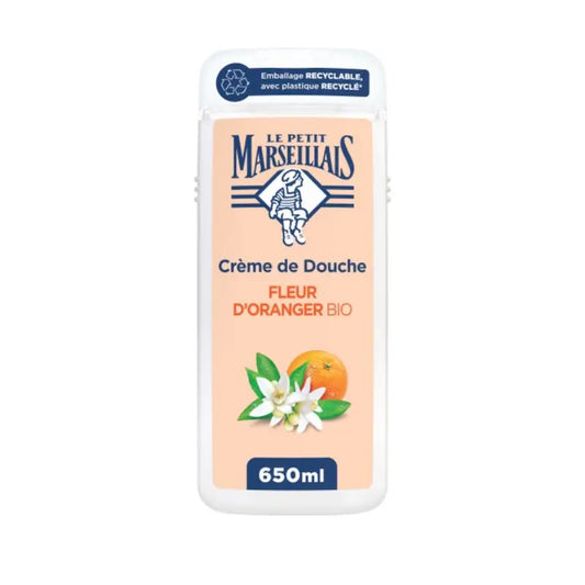 Gel doccia biologico ai fiori d'arancio, 650 ml