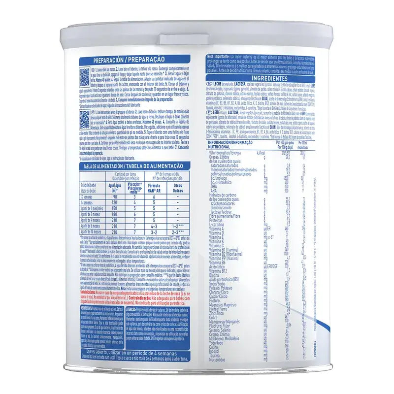 Nestle Nan Ar Expert Latte Prima Età 800 g