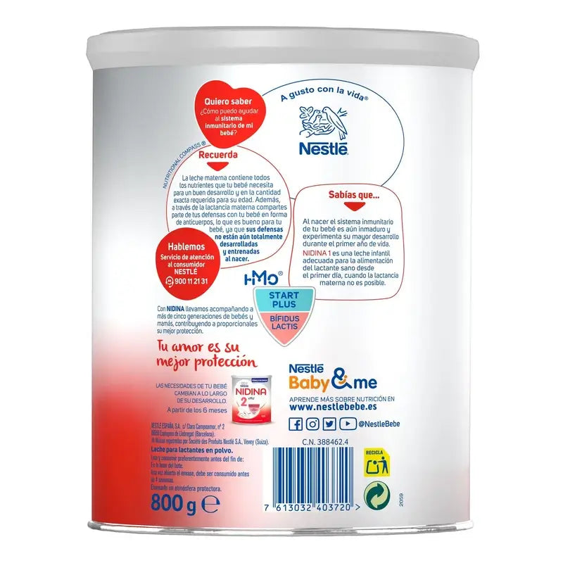 Nestle Nidina 1 per bambini 800 grammi
