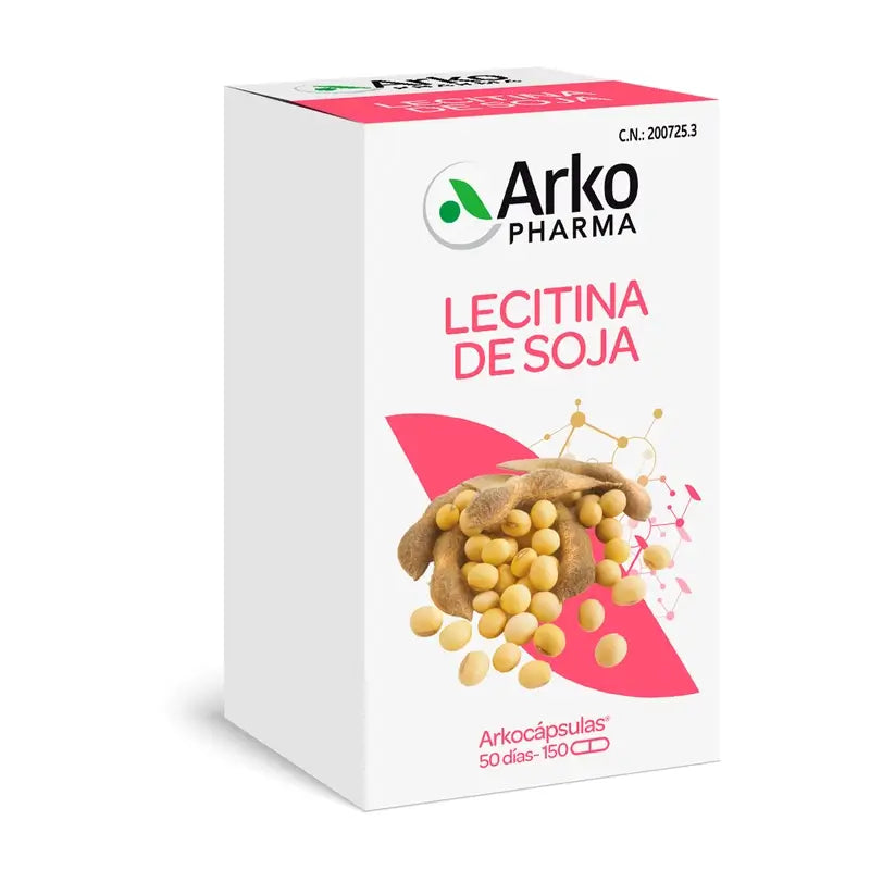 Arkopharma Arkocápsulas Lecitina di soia, 150 capsule