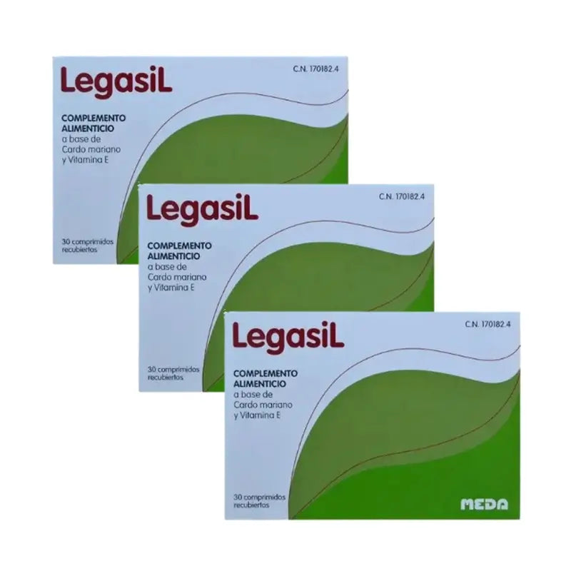 Legasil 30 Compresse rivestite con film, Confezione da 3
