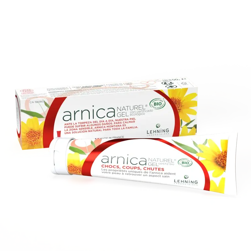 Lehning Arnica Naturel Gel Bio, tubo da 50 grammi