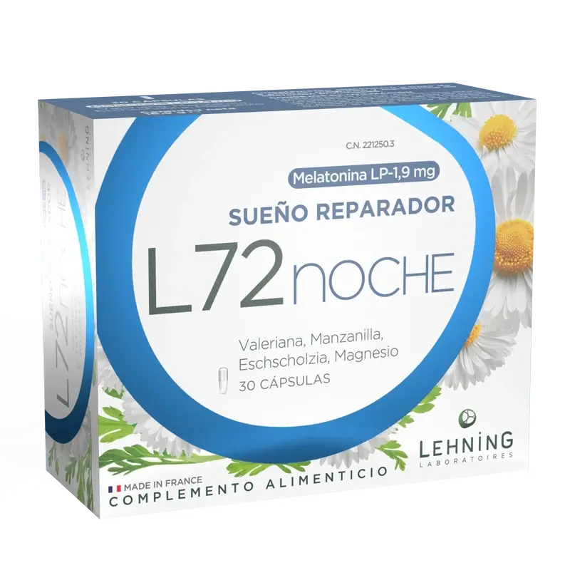 Lehning Integratore alimentare L72 Notte, 30 Capsule