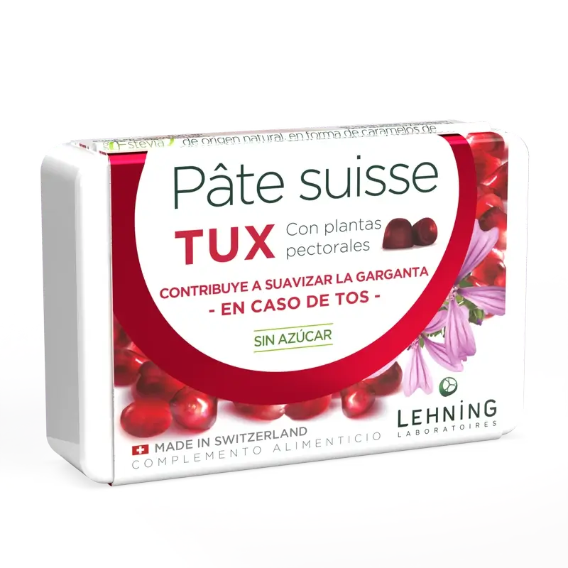 Lehning Pâte Suisse Tux, 40 caramelle