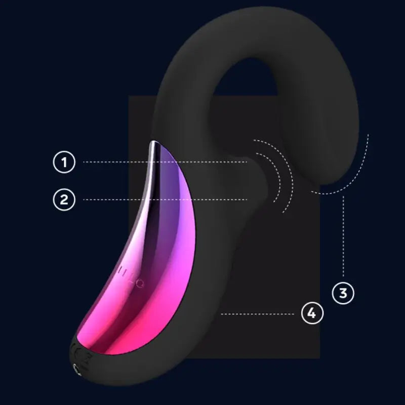 Lelo Enigma Cruise Massaggiatore sonico a doppia stimolazione nero