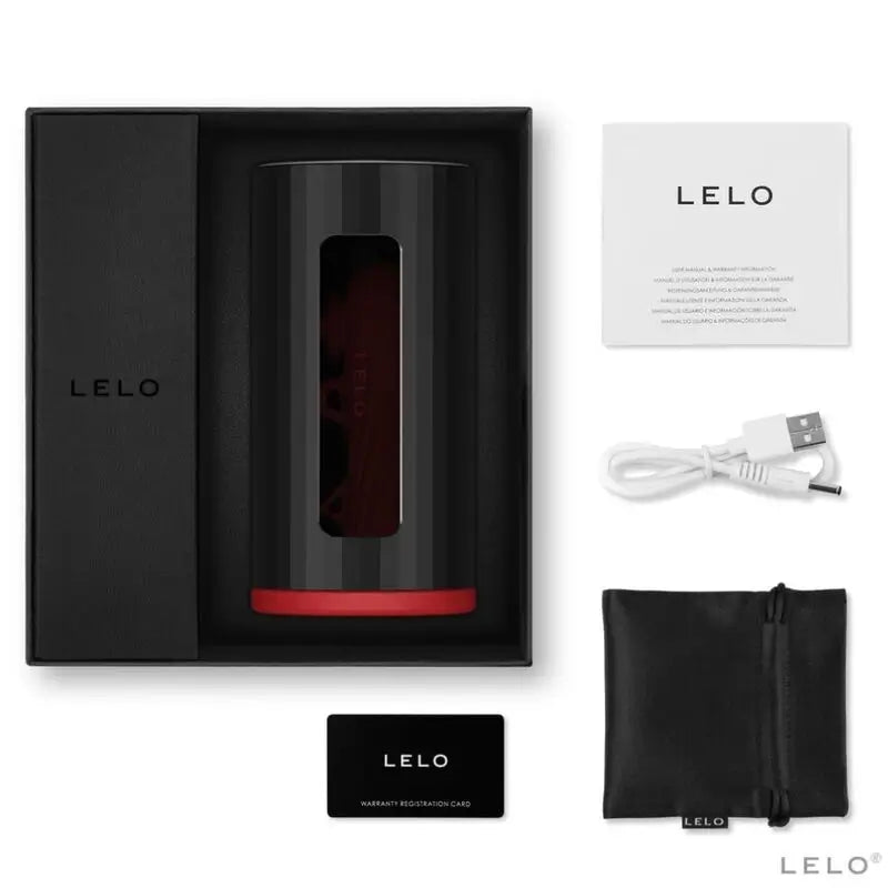Lelo F1S V2 Masturbatore con tecnologia Sdk Rosso - Nero