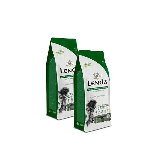 Lenda Cane Adulto Agnello 2 kg, confezione da 2